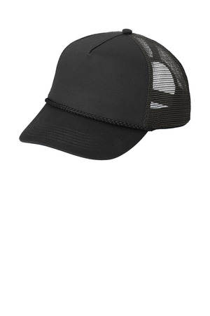 Port Authority ® 5-Panel Snapback Cap. C932 — Black