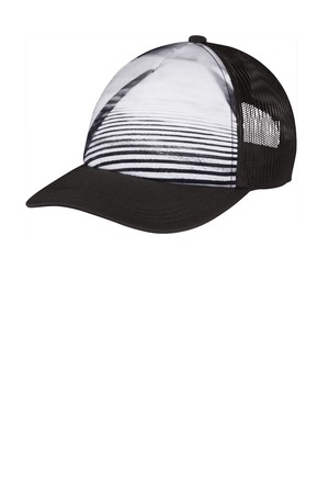 Port Authority ® Photo Real Snapback Trucker Cap C950 — City Street