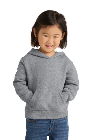 Port & Co ® Toddler Core Fleece Pullover Hooded Sweatshirt. CAR78TH — Athletic Heather