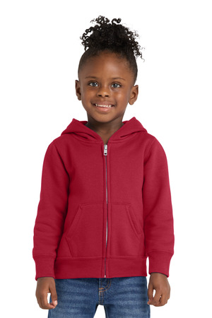 Port & Co ® Toddler Core Fleece Full-Zip Hooded Sweatshirt. CAR78TZH
