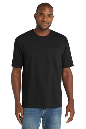 CornerStone ® Workwear Pocket Tee CS430 — Black
