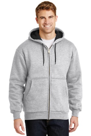 CornerStone ® - Heavyweight Full-Zip Hooded Sweatshirt with Thermal Lining. CS620 — Athletic Heather