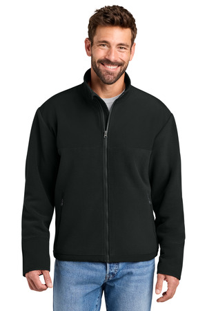 CornerStone ® Fleece Overlay Jacket CSF750 — Black