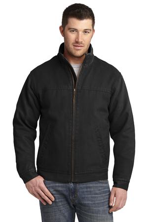 CornerStone ® Washed Duck Cloth Flannel-Lined Work Jacket. CSJ40 — Black