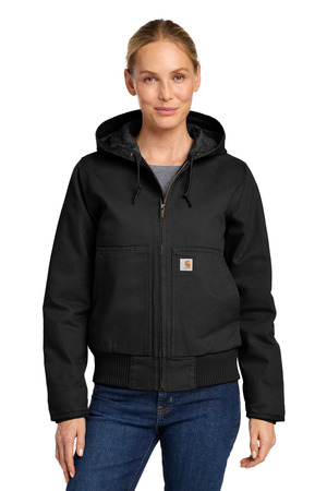 Carhartt ® Women's Washed Duck Active Jac. CT104053 — Black