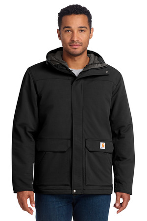 Carhartt ® Super Dux ™ Insulated Hooded Coat CT105533 — Black