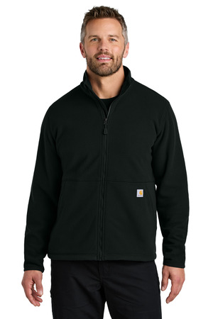 Carhartt ® Textured Full-Zip Fleece Jacket CT106416 — Black