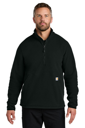 Carhartt ® Textured 1/2-Zip Fleece Jacket CT106417 — Black