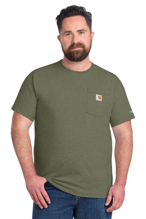 Carhartt Force ® Short Sleeve Pocket T-Shirt CT106652 — Basil Heather