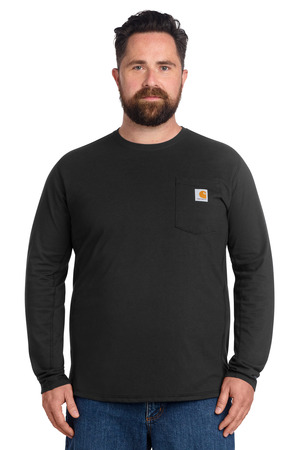 Carhartt Force ® Long Sleeve Pocket T-Shirt CT106656 — Black