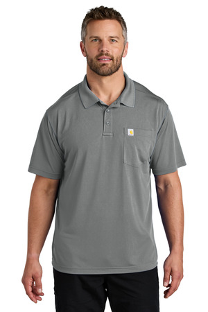 Carhartt Force ® Snag-Resistant Pocket Polo CT106880 — Asphalt Grey