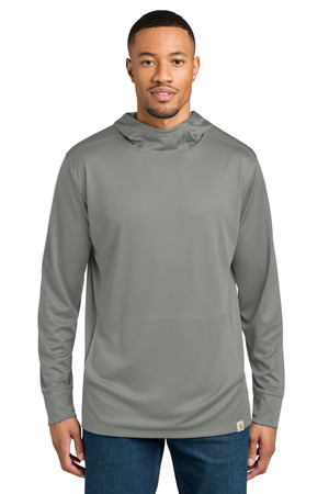 Carhartt Force ® Sun Defender ™ Long Sleeve Hooded T-Shirt CT106923 — Asphalt Grey