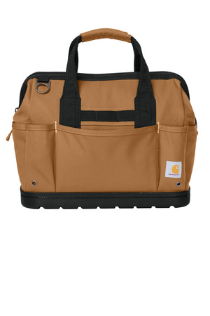 Carhartt ® 16-Inch Molded Base Heavyweight Tool Bag CTB0000687 — Carhartt Brown