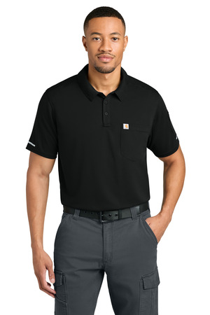 Carhartt ® FLD & RSCU Polo CTC16119 — Black