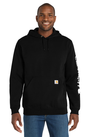 Carhartt ® Midweight Hooded Logo Sweatshirt CTK288 — Black