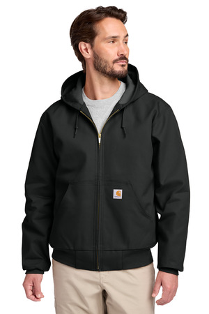 Carhartt ® Tall Thermal-Lined Duck Active Jac. CTT106678 — Black