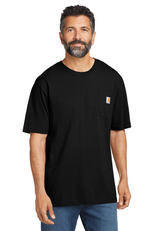 Carhartt ® Tall Workwear Pocket Short Sleeve T-Shirt. CTTK87 — Black