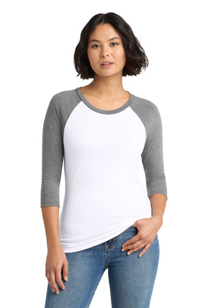 District ® Women's Perfect Tri ® 3/4-Sleeve Raglan. DM136L