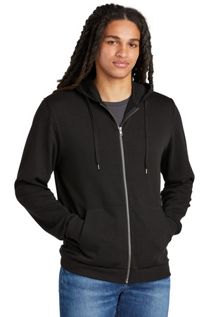 District ® Perfect Tri ® Fleece Full-Zip Hoodie DT1302 — Black