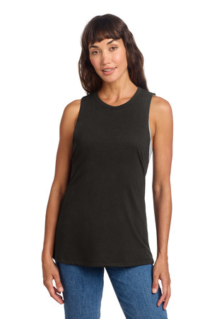 District ® Women's Perfect Tri ® Muscle Tank DT153 — Black