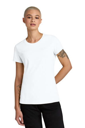 District ® Women's Perfect Weight ® CVC Tee DT188 — Bright White