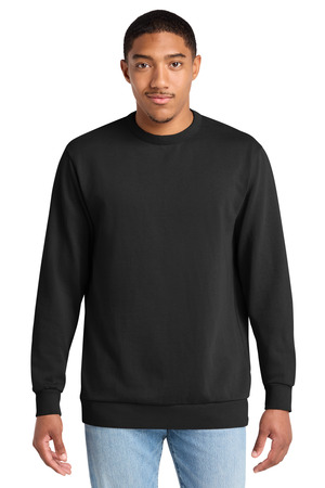 District Wash ™ Fleece Crew DT2204 — Black