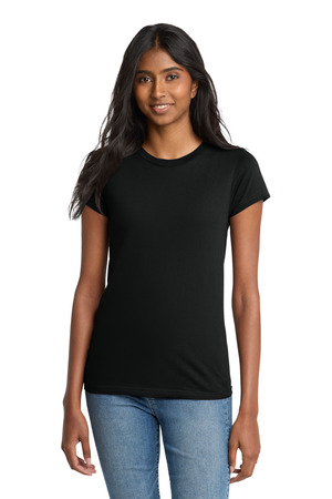 District ® Women's Fitted The Concert Tee ® DT5001 — Black