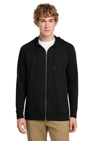 District ® Featherweight French Terry ™ Full-Zip Hoodie DT573 — Black