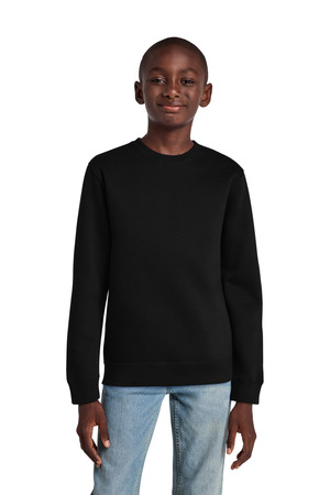 District ® Youth V.I.T. ™ Fleece Crew DT6104Y — Black