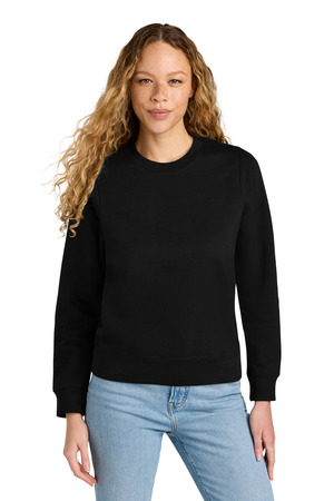 District ® Women's V.I.T. ™ Fleece Crew DT6105 — Black