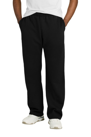 District ® V.I.T. ™ Fleece Open-Bottom Sweatpant DT6117 — Black