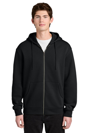 District ® MelloFleece Full-Zip Hoodie DT6702 — Black