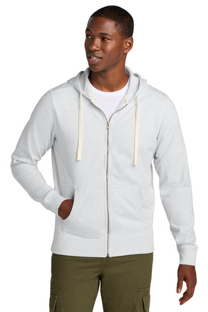 District ® Re-Fleece ™ Full-Zip Hoodie DT8102 — Ash