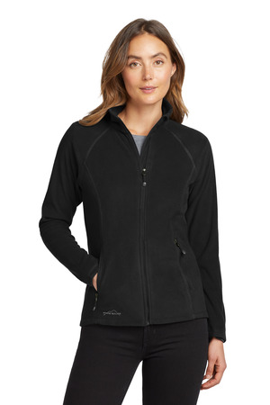 Eddie Bauer ® Women's Full-Zip Microfleece Jacket. EB225 — Black