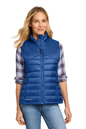 Eddie Bauer ® Women's Quilted Vest EB513 — Cobalt Blue