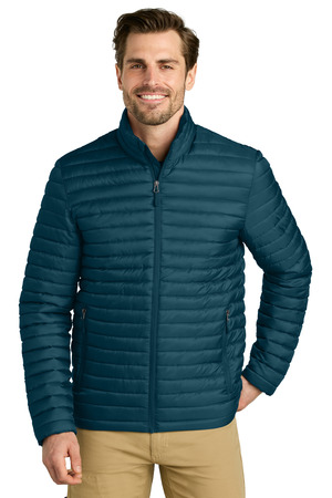 Eddie Bauer ® Packable Quilted Full-Zip EB514 — Adriatic Blue