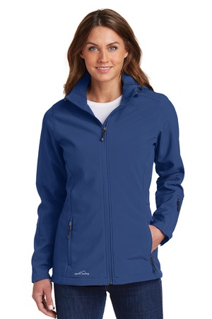 Eddie Bauer ® Women's Hooded Soft Shell Parka. EB537 — Admiral Blue
