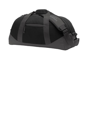 Eddie Bauer ® Medium Ripstop Duffel. EB900 — Black/ Grey Steel