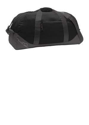 Eddie Bauer ® Large Ripstop Duffel. EB901 — Black/ Grey Steel