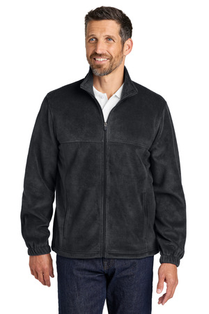 Port Authority ® Plush Fleece Full-Zip Jacket F190 — Black