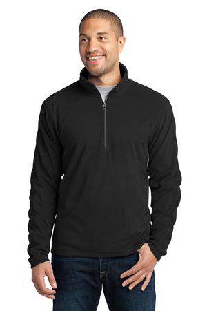 Port Authority ® Microfleece 1/2-Zip Pullover. F224 — Black