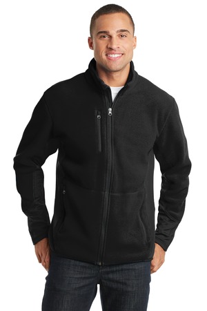 Port Authority ® R-Tek ® Pro Fleece Full-Zip Jacket. F227 — Black/ Black