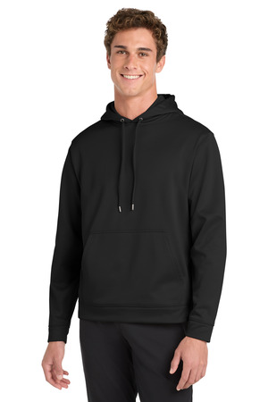 Sport-Tek ® Sport-Wick ® Fleece Hooded Pullover. F244 — Black