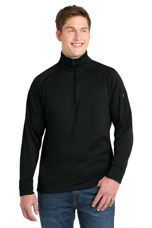Sport-Tek ® Tech Fleece 1/4-Zip Pullover. F247 — Black