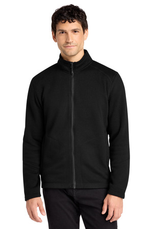 Port Authority ® Arc Sweater Fleece Jacket F428 — Deep Black