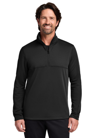 Port Authority ® Smooth Fleece 1/4-Zip F804 — Deep Black