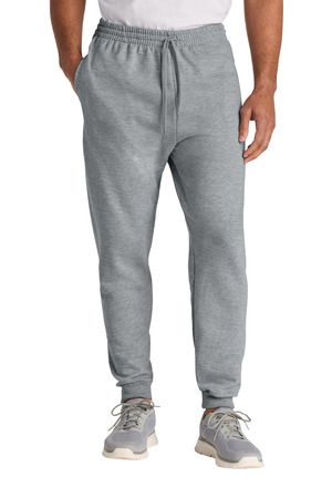 Jerzees Ultimate ™ Unisex CVC Ring Spun Pocket Jogger IC50M — Athletic Heather