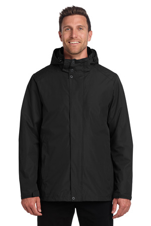 Port Authority ® All-Weather 3-in-1 Jacket J123 — Black