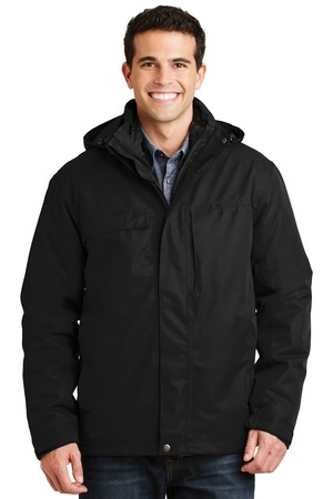 Port Authority ® Herringbone 3-in-1 Parka. J302 — Black