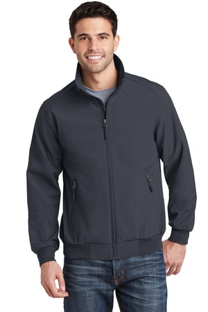 Port Authority ® Soft Shell Bomber Jacket. J337 — Battleship Grey